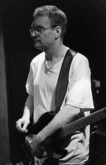 Keith in rehearsal at Magnet Studios, November 2000