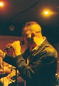 Pete recording a new Pointy Boss demo at Magnet Studios, Nottingham, November 1999