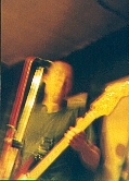 Rich recording a new Pointy Boss demo at Magnet Studios, Nottingham, November 1999