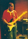 Keith in rehearsal at Magnet Studios, Nottingham, November 1999