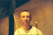 Nik in rehearsal at Magnet Studios, Nottingham, November 1999